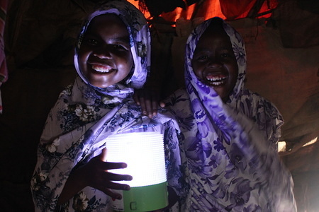 IOM with support from Panasonic, in partnership with local non-governmental organizations, is distributing solar lanterns and 'dignity kits' to internally displaced persons (IDPs) in settlements across Somalia in order to contribute to the protection of vulnerable women and girls from gender-based violence (GBV). Â© IOM 2012 (Photos: Deeq M. Afrika)