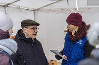 IOM Director General AntÃ³nio Vitorino meets with the media during his trip to Poland to discuss the on-going situation in Ukraine advocate for more assistance from the international community in order to meet the growing humanitarian needs of the crisis.