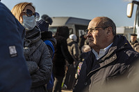 IOM Director General AntÃ³nio Vitorino visits the Palanca border point to see IOMâs response to the on-going Ukraine Crisis in Moldova.