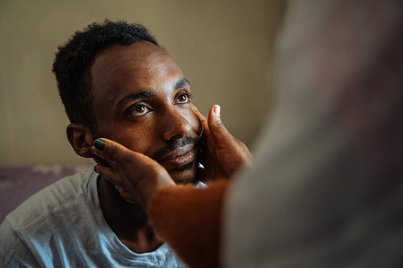 Dawit prepares to say goodbye to his mother as he will leave to start his new life in Canada next week. The 26-year-old refugee fled to Ethiopia from Eritrea six years ago. He had not been able to see his mother since leaving his home but when he got the news that he will finally be resettling to Canada his mother had to see him one last time. The reunion is bittersweet as she knows it will be the last time she will see him for a long time. "I miss him so much but knowing that he will finally be able to start his new life in Canada brings me happiness. It is like a great weight has been lifted off my shoulders," she says. Refugees who have been selected to be resettled in Canada attend a series of pre-departure orientation sessions in the IOM transit center in Addis Ababa, Ethiopia. The sessions help inform refugees of what to expect when traveling to Canada and give them all of the essential information they need to start the next chapter in their lives.