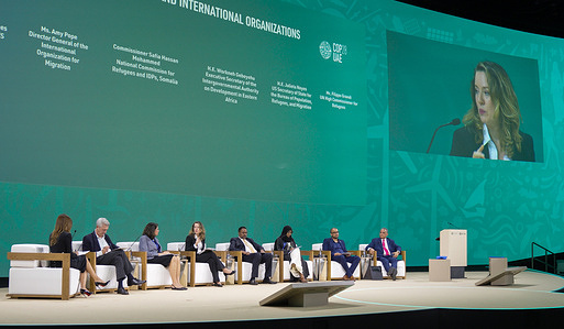 The 2023 United Nations Climate Change Conference or Conference of the Parties of the UNFCCC was the 28th United Nations Climate Change conference, held from 30 November to 12 December at Expo City, Dubai, United Arab Emirates.